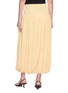 Back View - Click To Enlarge - TOTEME - Gathered Bubble Hem Midi Skirt