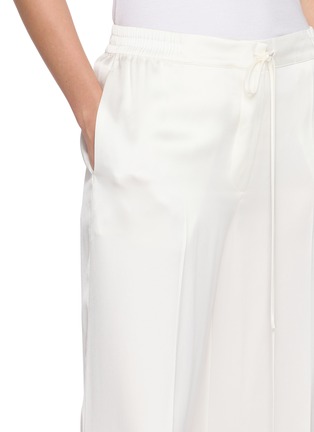  - TOTEME - Two-Tone Drawstring Satin Trousers