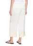 Back View - Click To Enlarge - TOTEME - Two-Tone Drawstring Satin Trousers