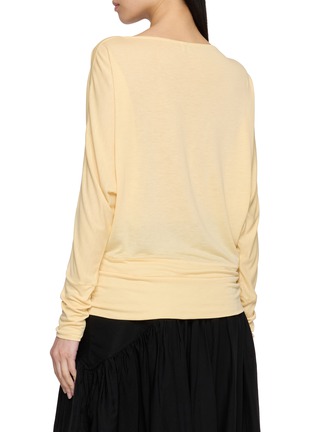 Back View - Click To Enlarge - TOTEME - Boat Neck Jersey Top