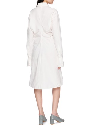 Back View - Click To Enlarge - TOTEME - Slouch Shirt Dress