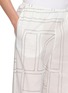  - TOTEME - Monogram Print Wide Leg Trousers