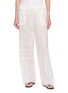 TOTEME Monogram Print Wide Leg Trousers