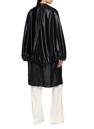 Back View - Click To Enlarge - TOTEME - Detachable Cape Evening Coat