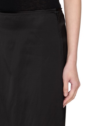  - TOTEME - Layered Satin Midi Skirt