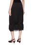 Back View - Click To Enlarge - TOTEME - Layered Satin Midi Skirt