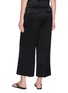 Back View - Click To Enlarge - TOTEME - Satin Drawstring Cropped Trousers