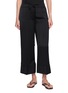 TOTEME Satin Drawstring Cropped Trousers