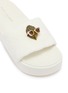 Detail View - Click To Enlarge - KURT GEIGER SHOES - Meena Eagle Platformed Slides