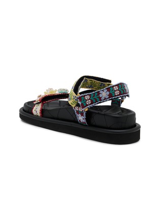  - KURT GEIGER SHOES - Orson Jacquard Strap Sandals