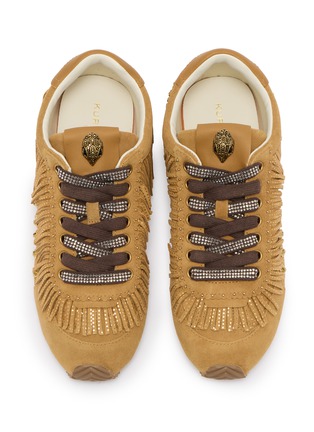 Detail View - Click To Enlarge - KURT GEIGER SHOES - Islington Fringe Suede Women's Sneaker