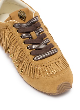 Detail View - Click To Enlarge - KURT GEIGER SHOES - Islington Fringe Suede Women's Sneaker