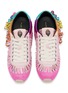 Detail View - Click To Enlarge - KURT GEIGER SHOES - Islington Fringe Suede Women's Sneaker