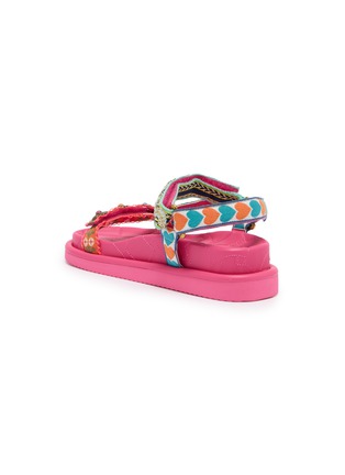  - KURT GEIGER SHOES - Orson Jacquard Strap Sandals
