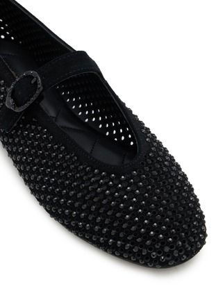 Detail View - Click To Enlarge - KURT GEIGER SHOES - Wavy Mayfair Suede Mary Janes