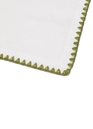 Detail View - Click To Enlarge - MARIAIDA HOME - Clara Napkin — Green