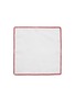 Main View - Click To Enlarge - MARIAIDA HOME - Clara Napkin — Red
