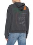 Back View - Click To Enlarge - MAISON LABICHE - Gourgaud Palm Tree Embroidered Zip Up Hoodie