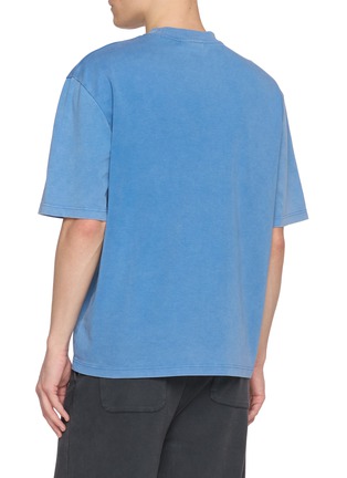 Back View - Click To Enlarge - MAISON LABICHE - Chassaigne Logo Embroidered Cotton T-Shirt