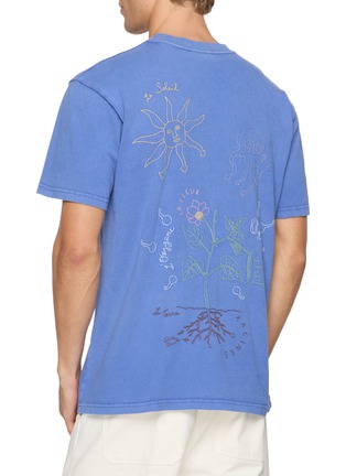 Back View - Click To Enlarge - MAISON LABICHE - Photosynthesis Patureau Cotton T-Shirt