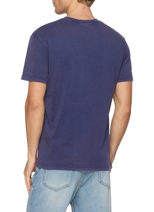 Back View - Click To Enlarge - MAISON LABICHE - Parrot Embroidered Popincourt Cotton T-Shirt