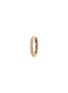 MARIA TASH 18K Rose Gold Diamond Eternity Single Hoop Earring