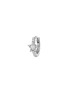 MARIA TASH 18K White Gold Diamond Star Eternity Single Hoop Earring