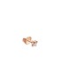 MARIA TASH 18K Rose Gold Diamond Butterfly Single Stud Earring