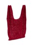 Detail View - Click To Enlarge - Y'S - Combination Cotton Knit Tote Bag