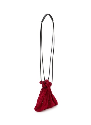 Detail View - Click To Enlarge - Y'S - Crossbody Knit Pouch
