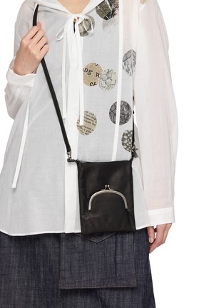 Figure View - Click To Enlarge - Y'S - Metal Clasp Pocket Shoulder Bag