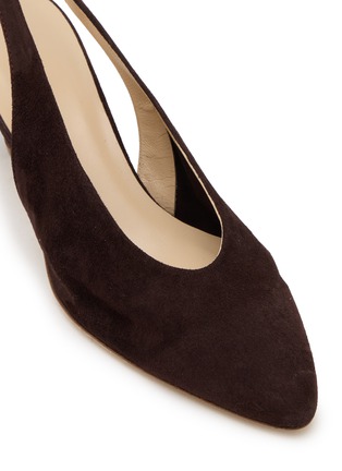 Detail View - Click To Enlarge - EQUIL - Palaia 55 Suede Slingback Pumps