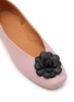 Detail View - Click To Enlarge - EQUIL - Floral Appliqué Leather Glove Flats