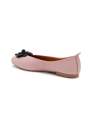  - EQUIL - Floral Appliqué Leather Glove Flats