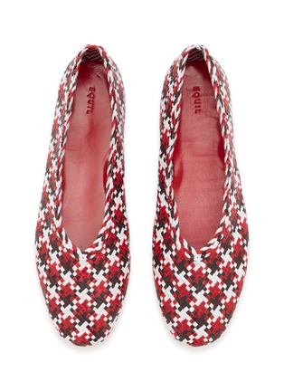 Detail View - Click To Enlarge - EQUIL - Intrecciato Woven Leather Flats