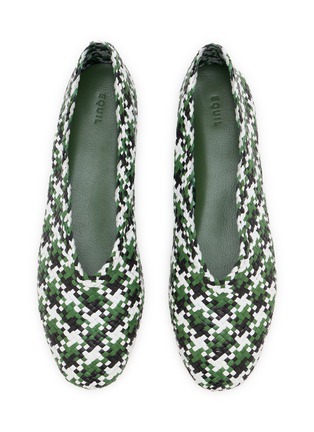 Detail View - Click To Enlarge - EQUIL - Intrecciato Woven Leather Flats