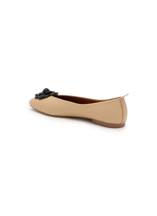  - EQUIL - Floral Appliqué Leather Glove Flats