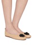 Figure View - Click To Enlarge - EQUIL - Floral Appliqué Leather Glove Flats