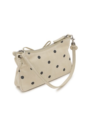 Detail View - Click To Enlarge - MARGESHERWOOD - Ribbon Pochette Suede Handbag