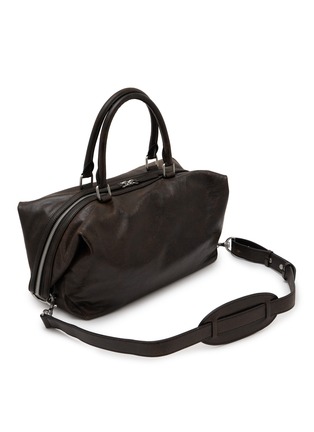 Detail View - Click To Enlarge - MARGESHERWOOD - Dumpling Cracked Leather Tote Bag