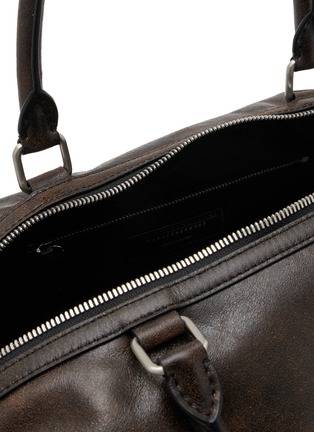 Detail View - Click To Enlarge - MARGESHERWOOD - Dumpling Cracked Leather Tote Bag