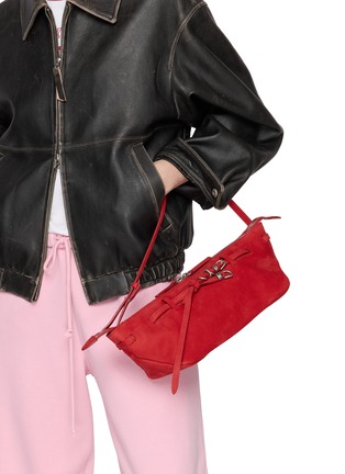 Figure View - Click To Enlarge - MARGESHERWOOD - Grandma Used Leather Sling Bag