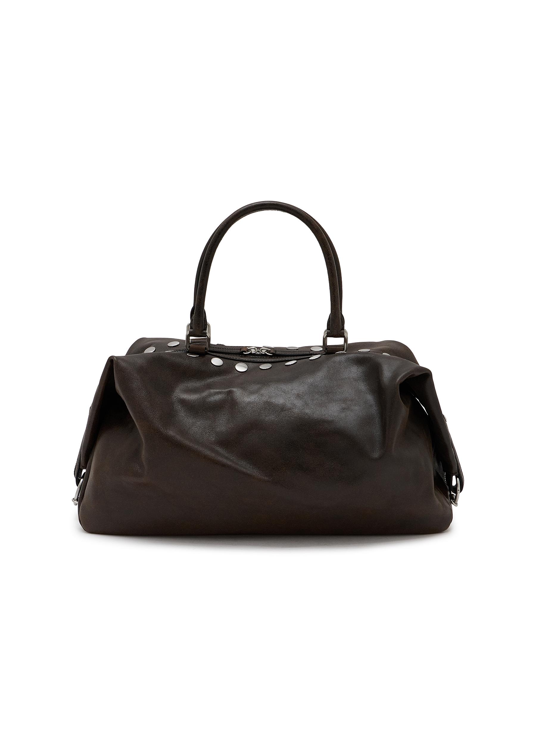 MARGESHERWOOD | Dumpling Stud Cracked Leather Handbag | Women