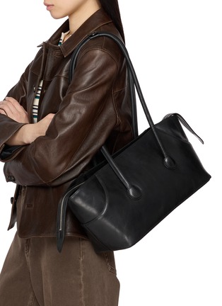 Figure View - Click To Enlarge - MARGESHERWOOD - Large Boat Leather Shopper Bag