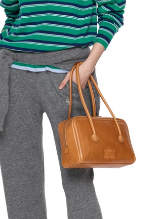 Figure View - Click To Enlarge - MARGESHERWOOD - Small Soft Boston Leather Shoulder Bag