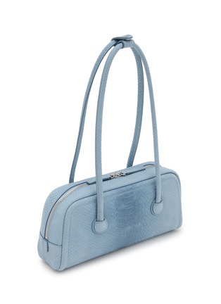 Detail View - Click To Enlarge - MARGESHERWOOD - Soft Boston Python Effect Leather Shoulder Bag