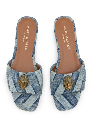 Detail View - Click To Enlarge - KURT GEIGER SHOES - Kensington Denim Sandals