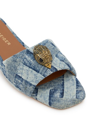 Detail View - Click To Enlarge - KURT GEIGER SHOES - Kensington Denim Sandals
