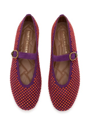 Detail View - Click To Enlarge - KURT GEIGER SHOES - Mayfair Suede Mary Janes