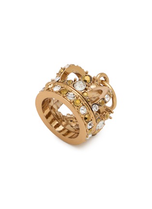 Detail View - Click To Enlarge - KURT GEIGER ACCESSORIES - Crown Bag Charm